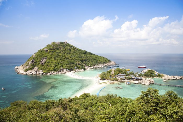 Koh Nang Yuan close to Koh Tao Thailand