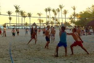 volleyball tanjong beach club Sentosa Singapore