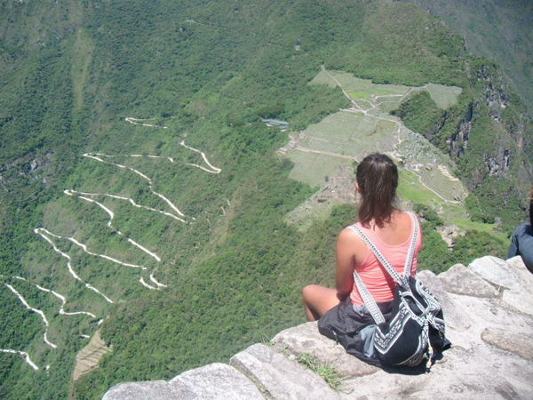 View from Waynu Picchu Peru