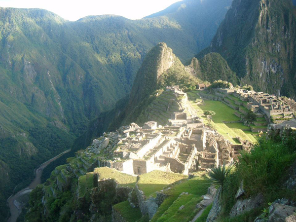 View from the guard house at Machu Picchu