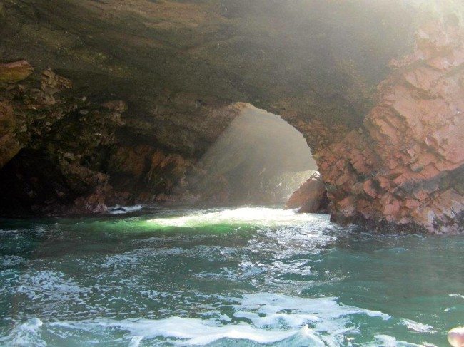 Islas Ballestas cave