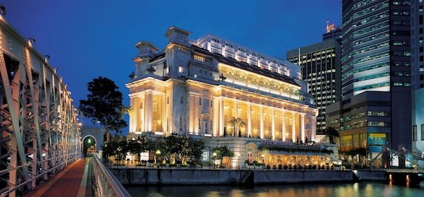 Fullerton Hotel Singapore Facade