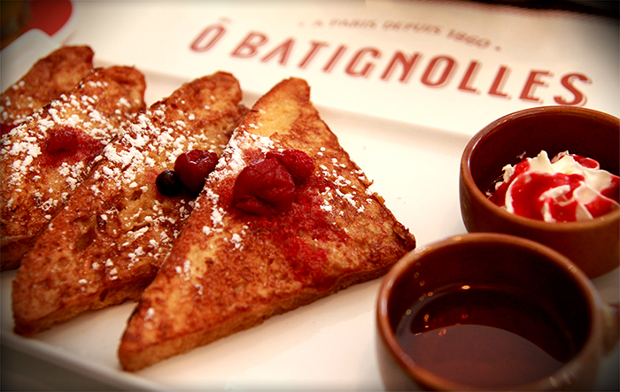 O Batignolles Singapore French Toast