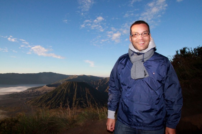 View of Mount Bromo from Mount Batok