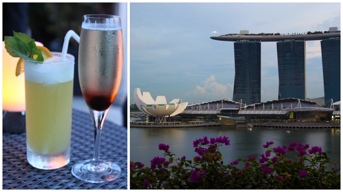 Cocktails at the Lighthouse at The Fullerton Hotel