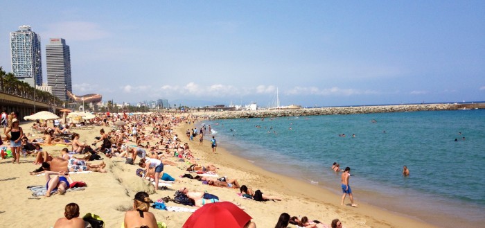 Barcelona's Main Beach