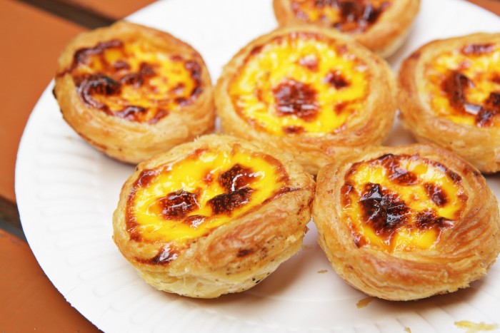 Portugese Egg tarts in Macau