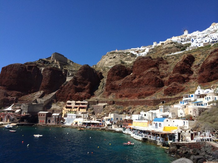 Amoudi Bay Santorini Greece Travel Review