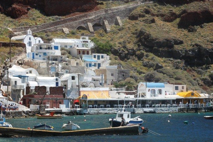 Amoudi Bay Santorini Greece Travel Review