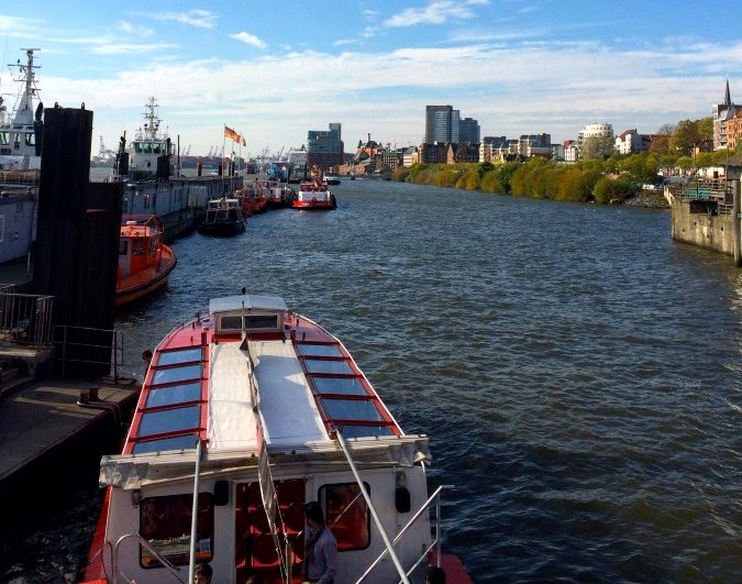 Weekend trip to Hamburg Germany exploring by boat