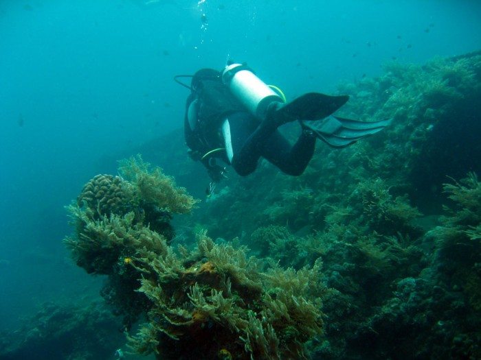 Wreck dive at Tulamben Bali