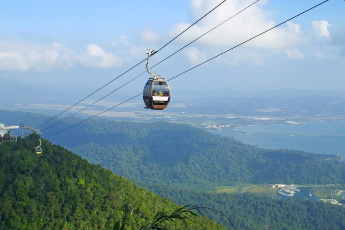 Langkawi hills cable car, Malaysia