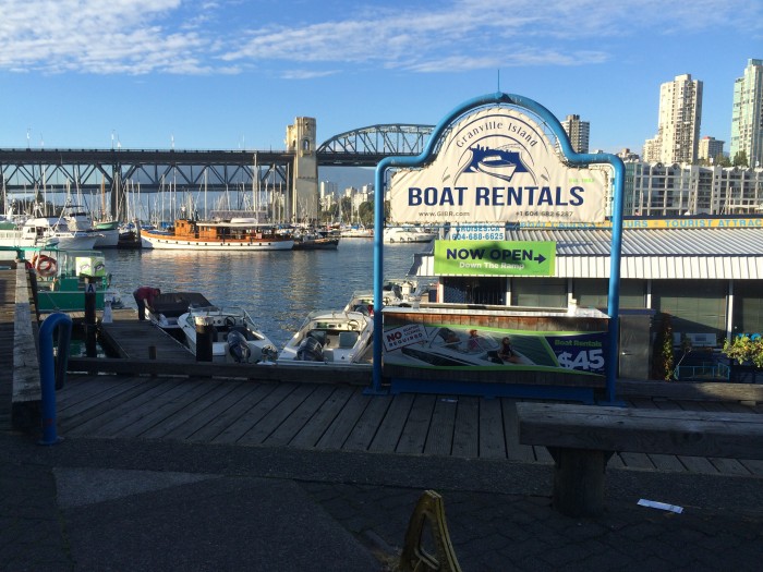 Granville Island Boat Rental