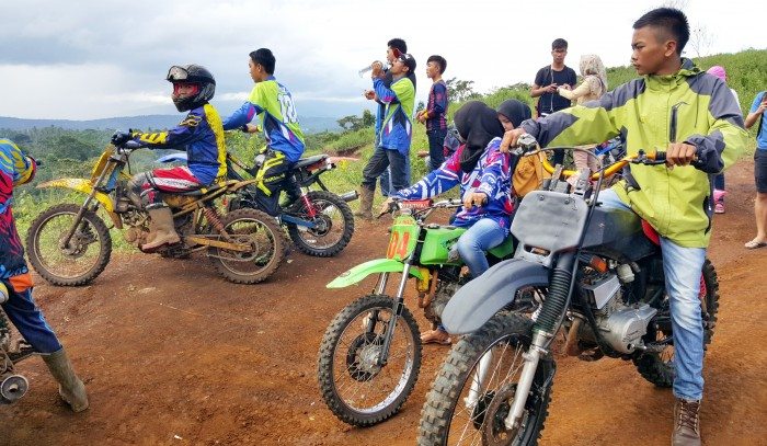 Dirt Biking in Pagar Alam South Sumatra Indonesia