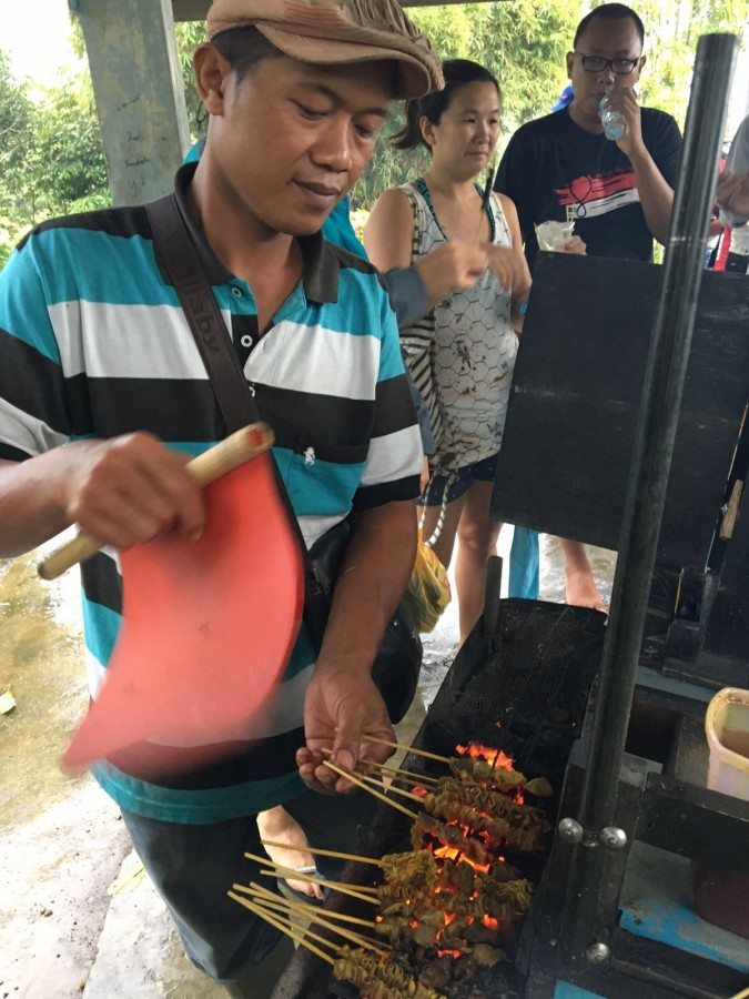 Sate Vender in Pagar Alam, South Sumatra