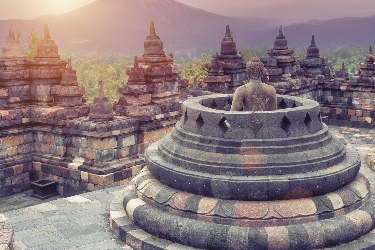 Borobudur Temple - Ancient Ruin in Asia