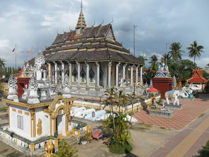Buddhist temple Battambang Cambodia