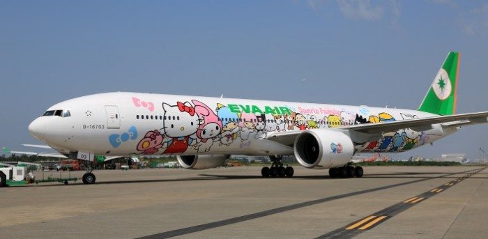 EVA Air Hello Kitty Jet Taiwan