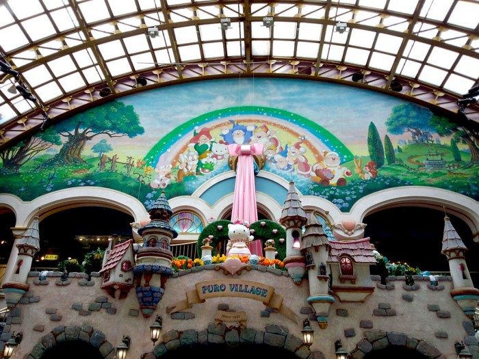 Hello Kitty Sanrio Puroland inside Japan