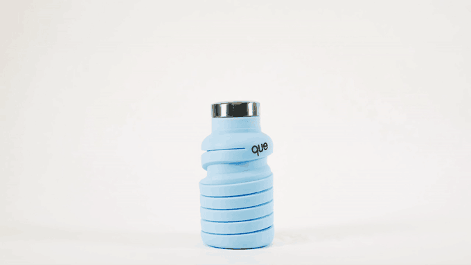 Que Collapsable Water Bottle on Kickstarter