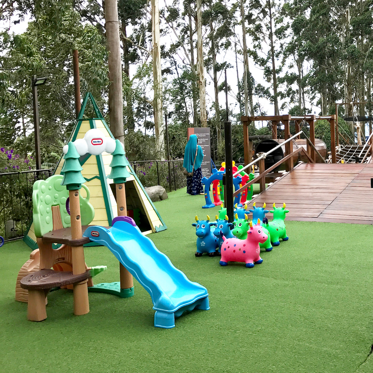 Things to do in Bandung with kids - Dusun Bambu Kids Playground